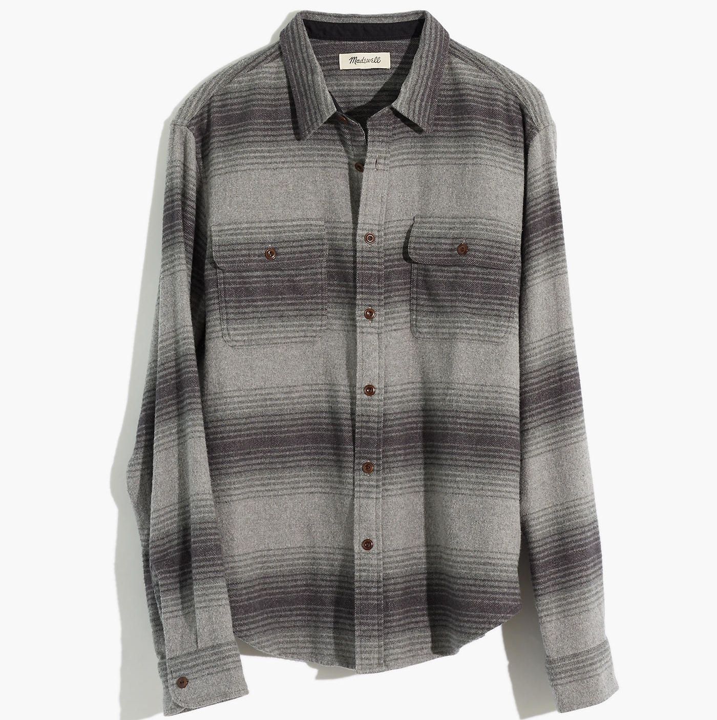grey flannel shirt