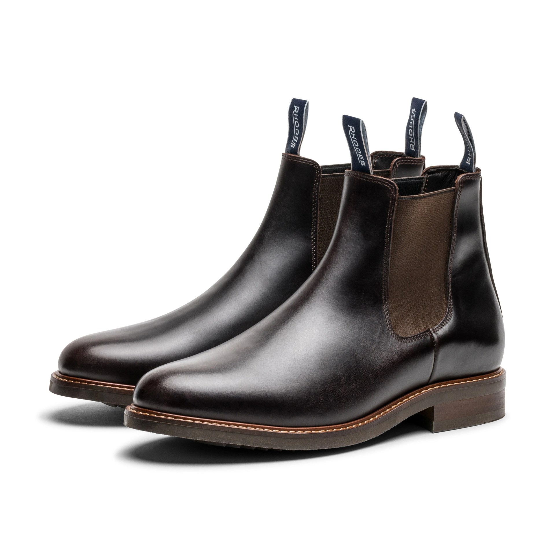 brown chelsea boots