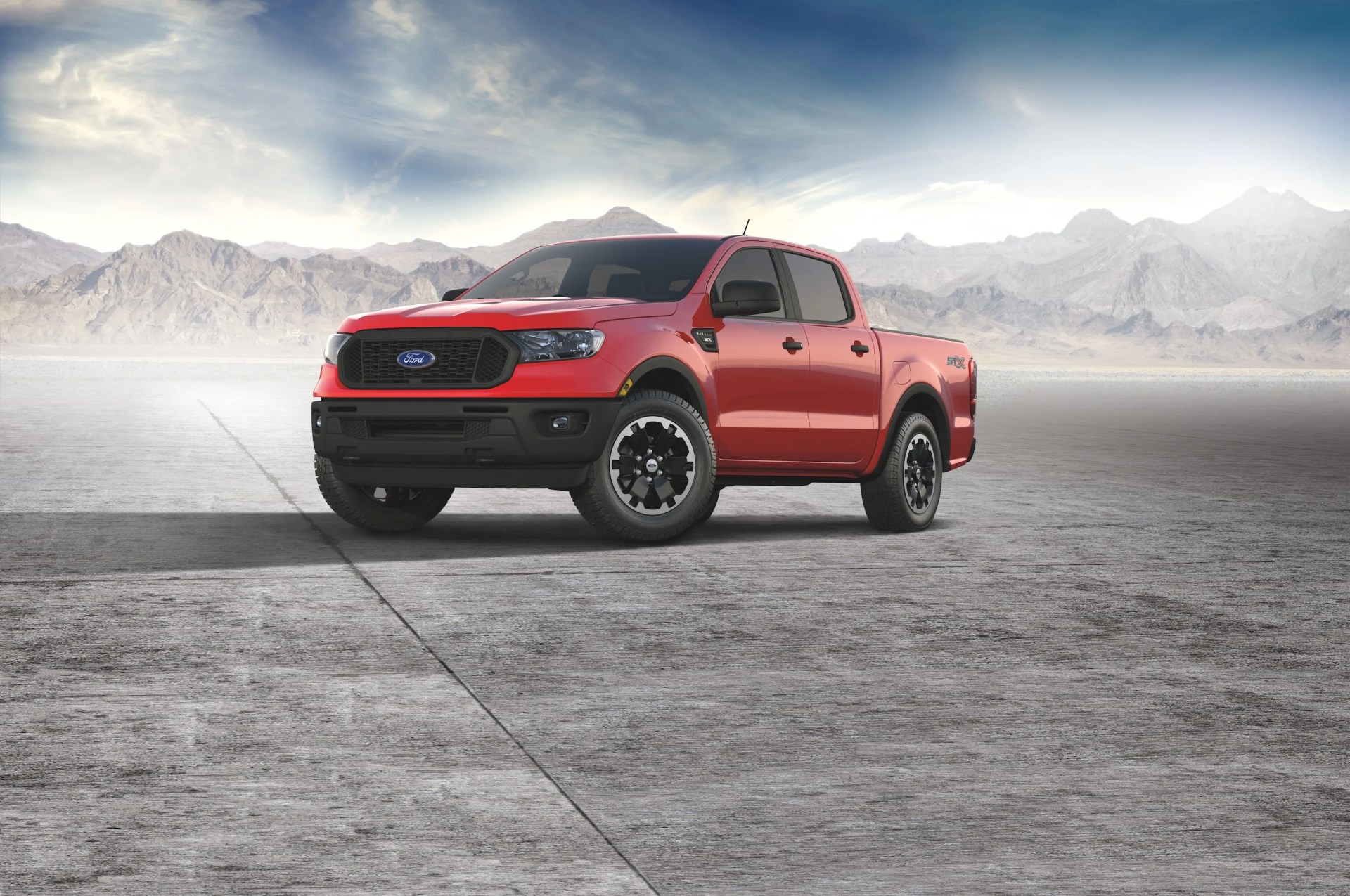 2021 ford ranger adds available new stx special edition package that combines unique 18 inch black wheels, 8 inch center touch screen, sync&reg; 3 with apple carplay and android auto compatibility, and upgraded interior finishes for a package price of 995 msrp