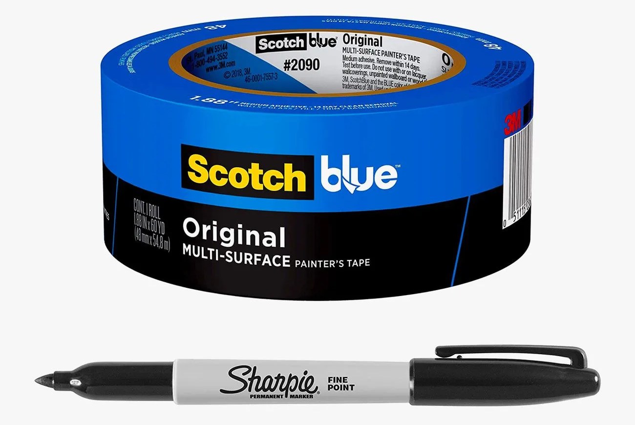 sharpie tape