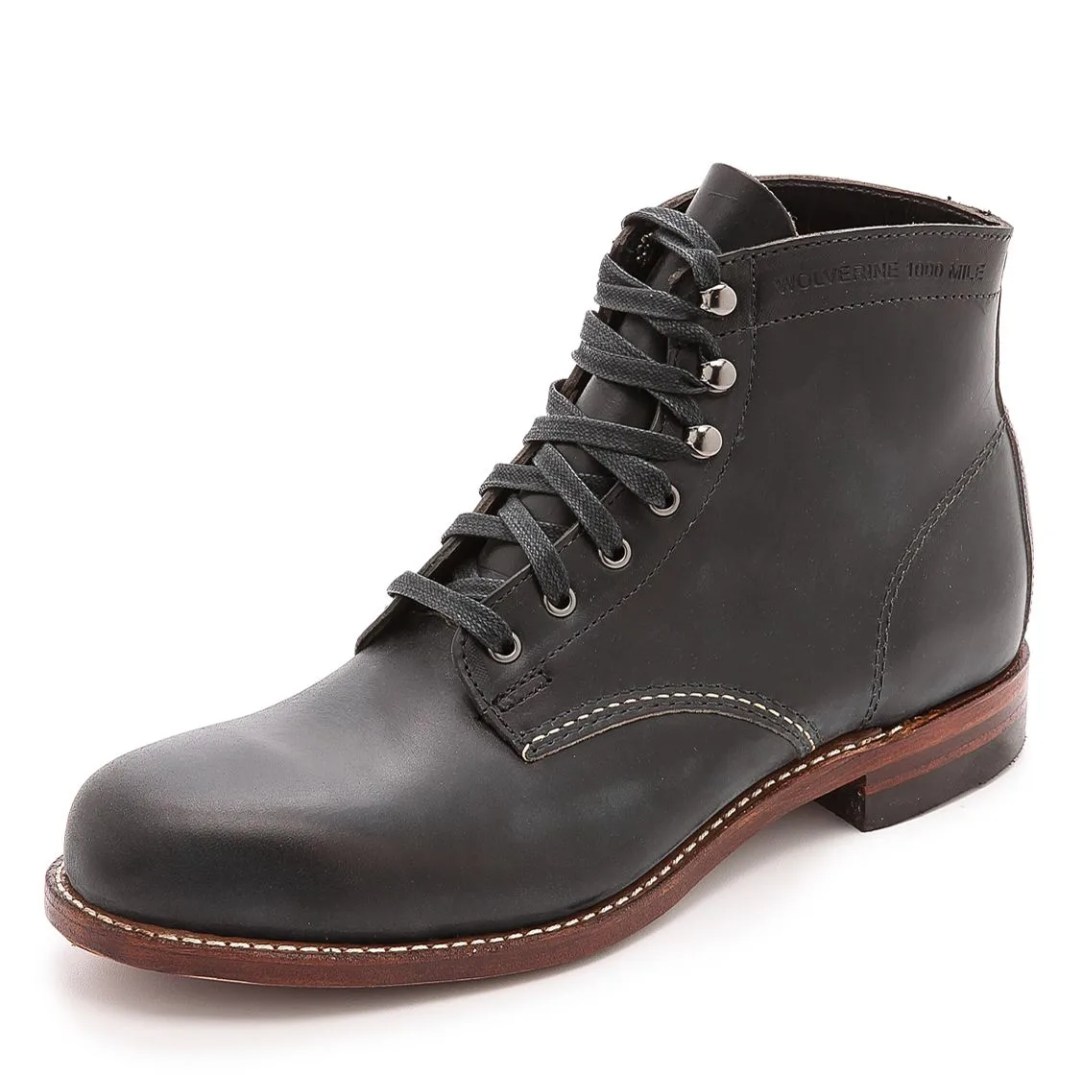 black boots