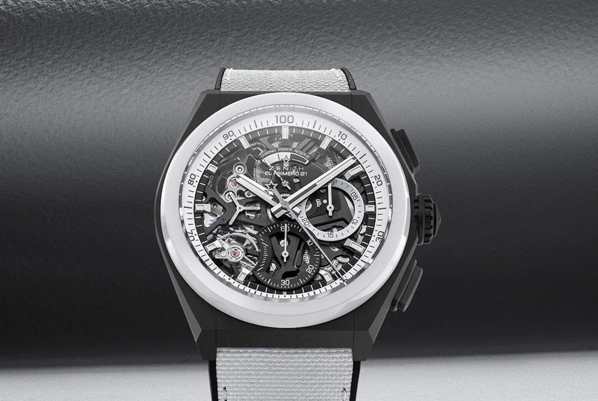 zenith defy black and white