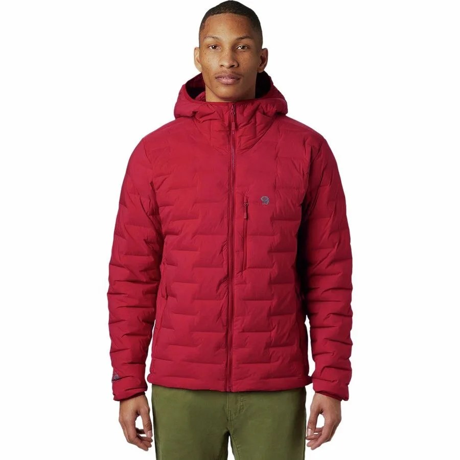 super ds stretchdown hooded jacket