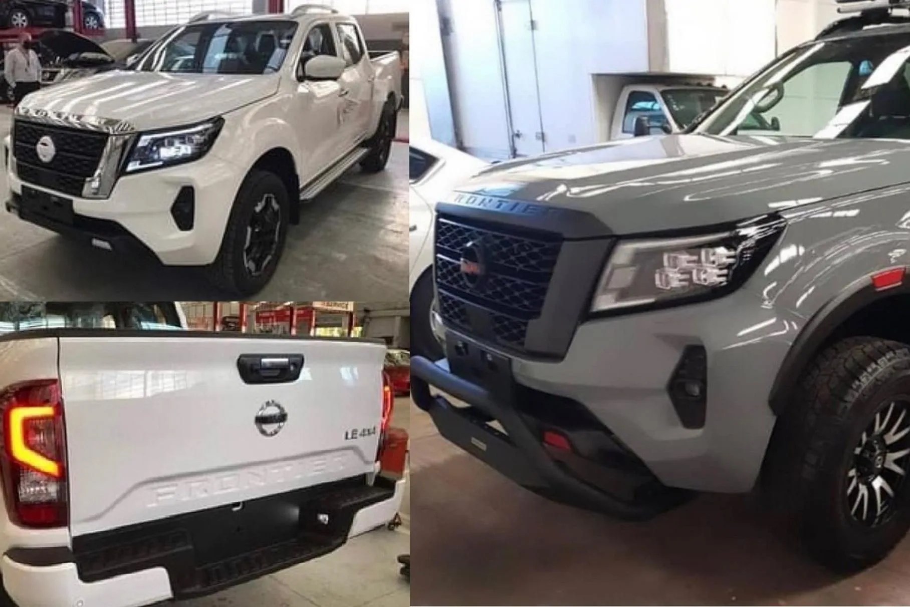 new nissan frontier leaked photo collage