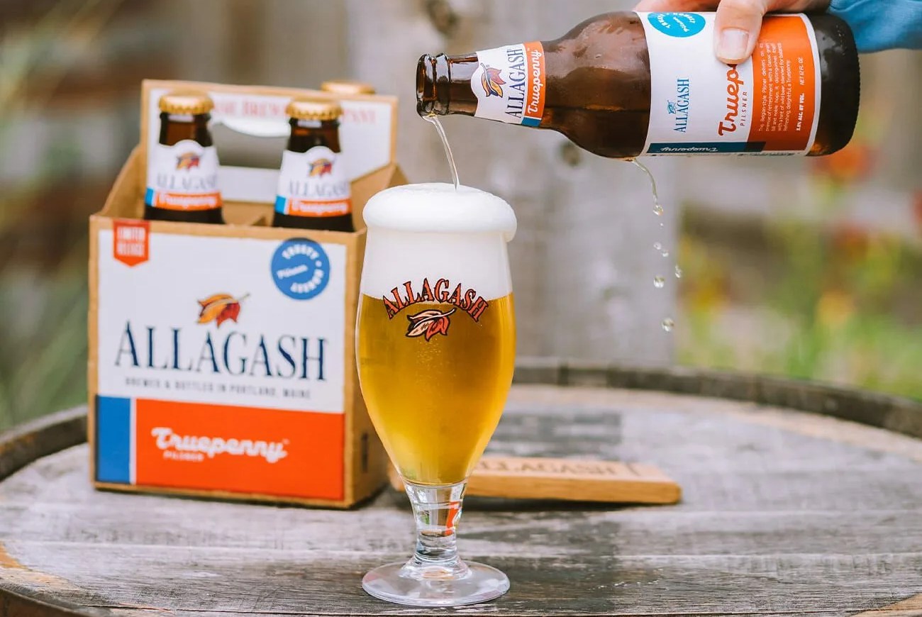 allagash brewing truepenny pilsner gear patrol