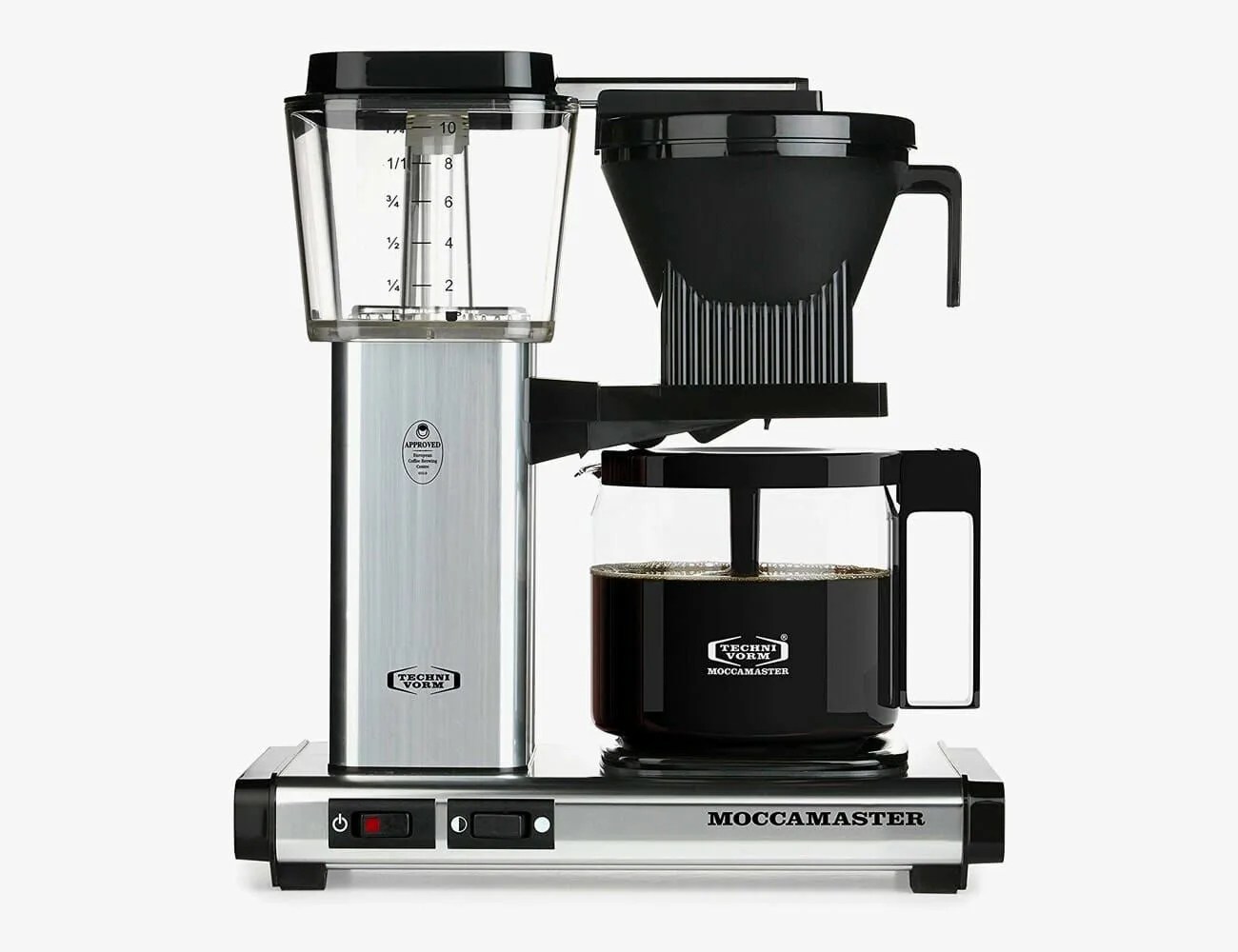 silver coffee maker