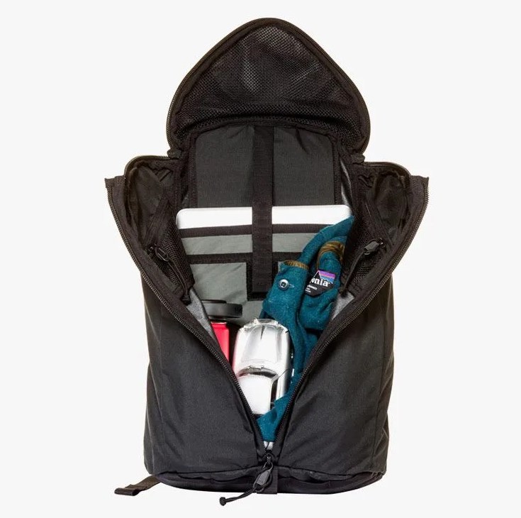a black backpack
