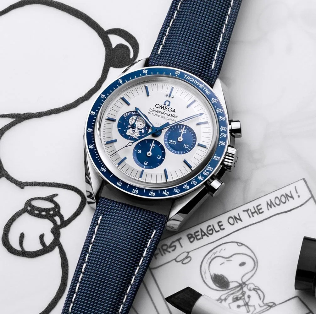 speedmaster moonwatch &ldquo;silver snoopy award&rdquo; 50th anniversary