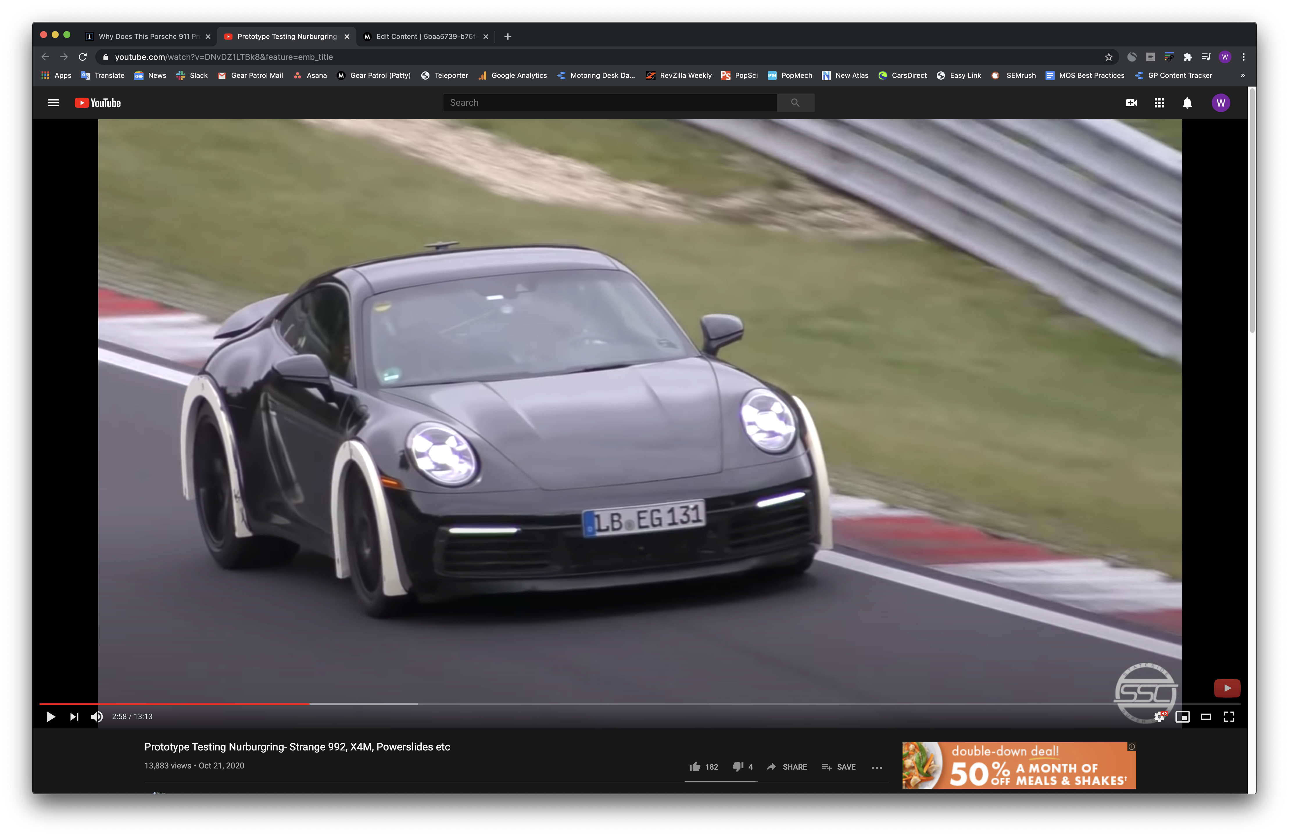 porsche 911 weird safari off road nurburgring
