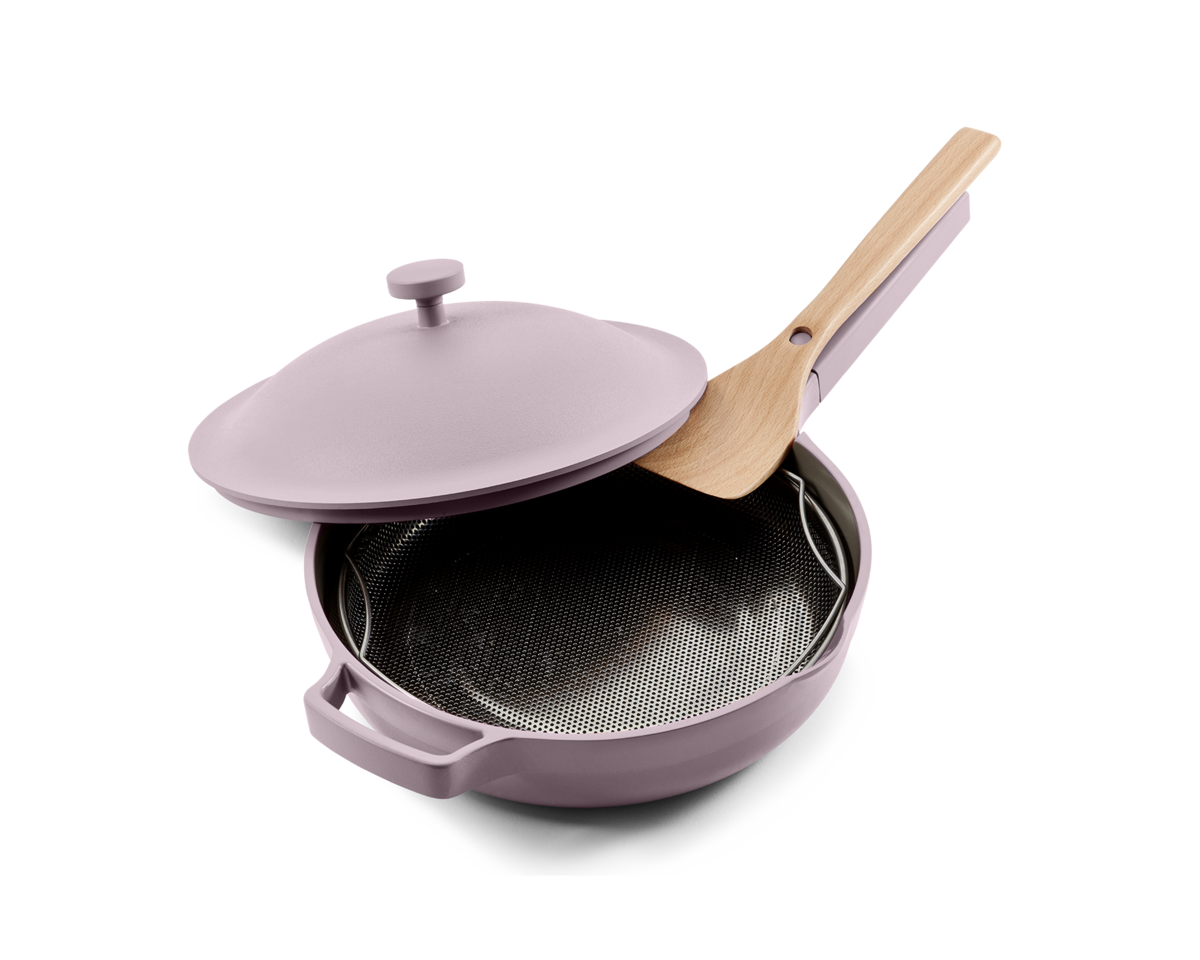 open always pan in lavender