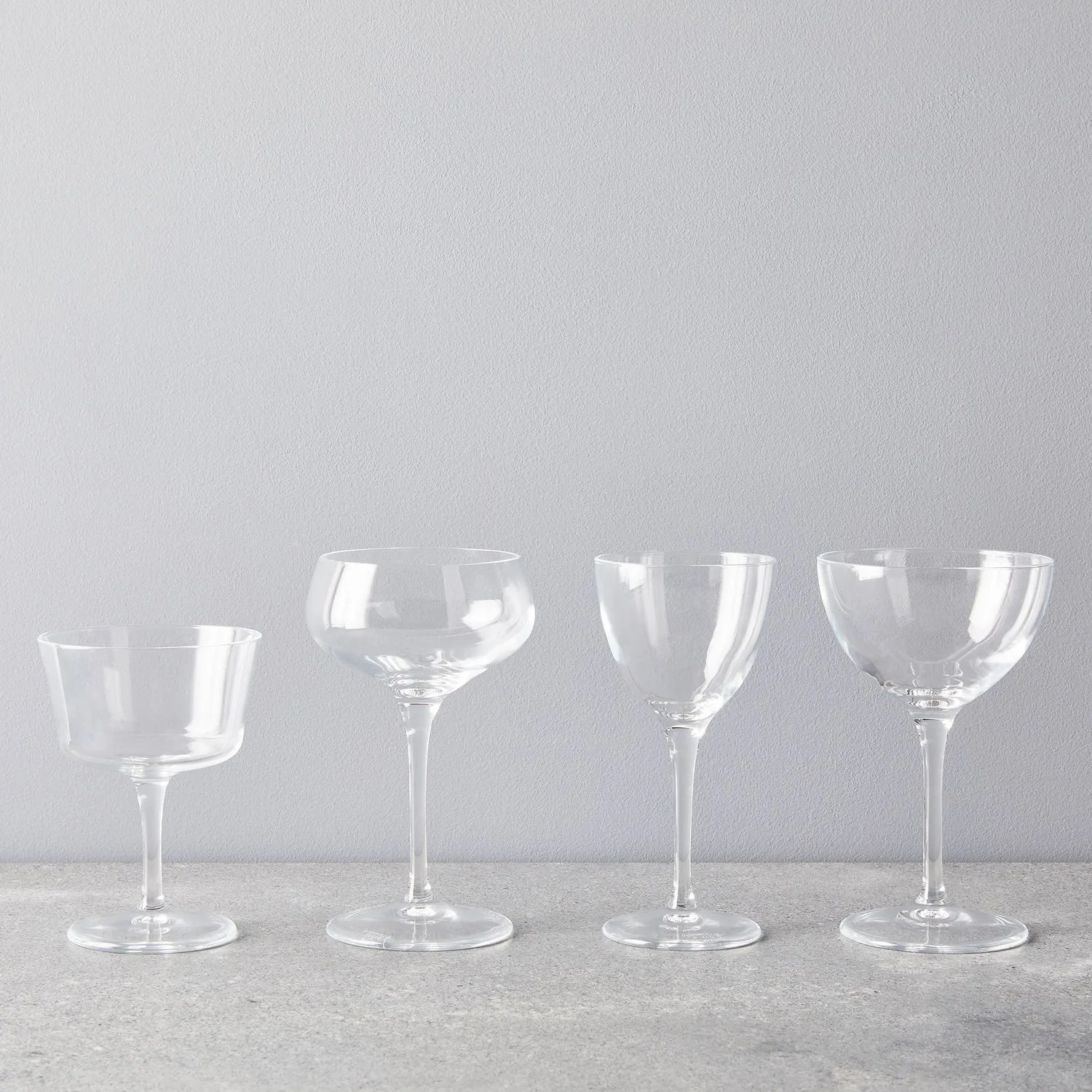 Cocktail glasses