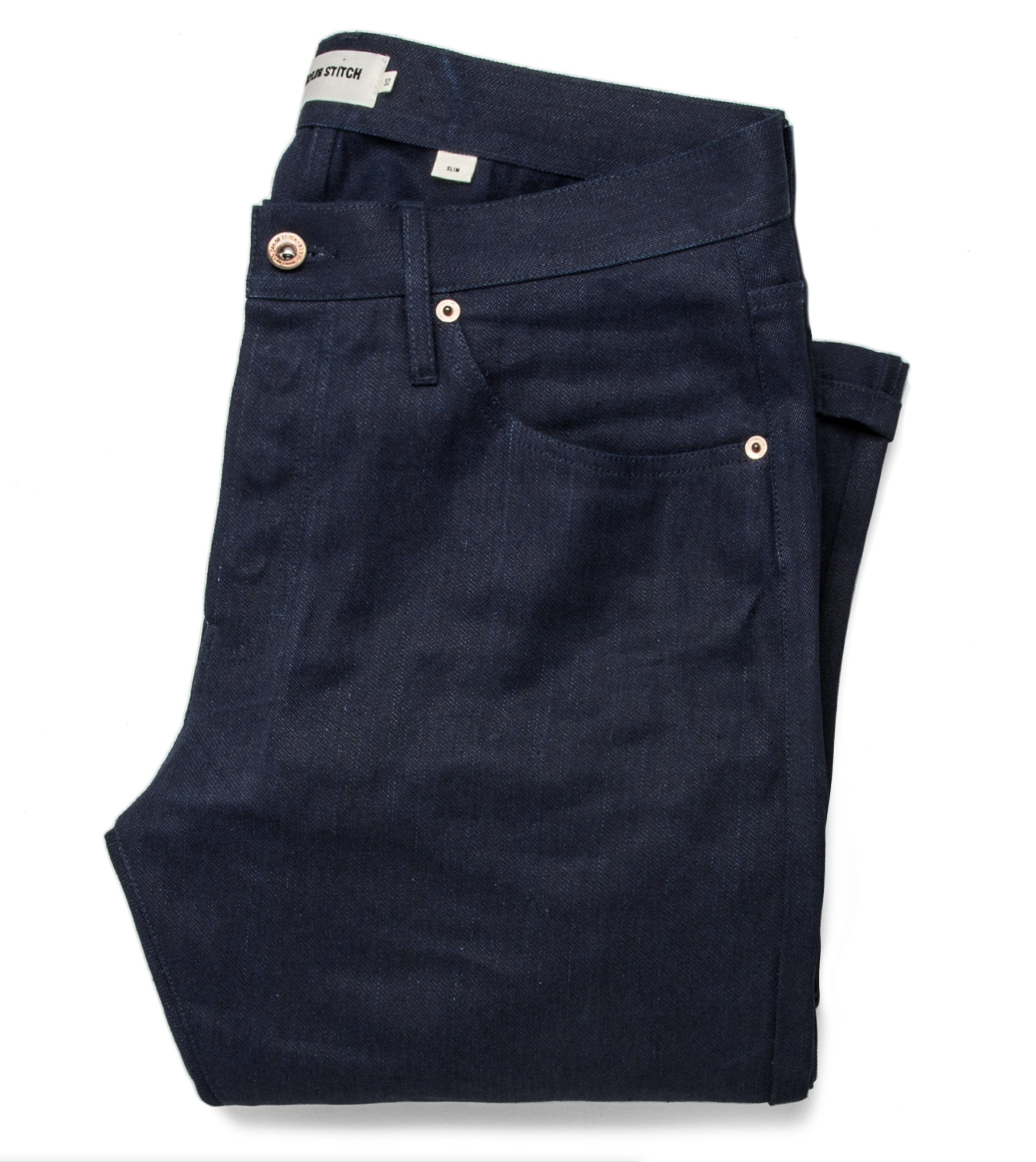A pair of blue jeans