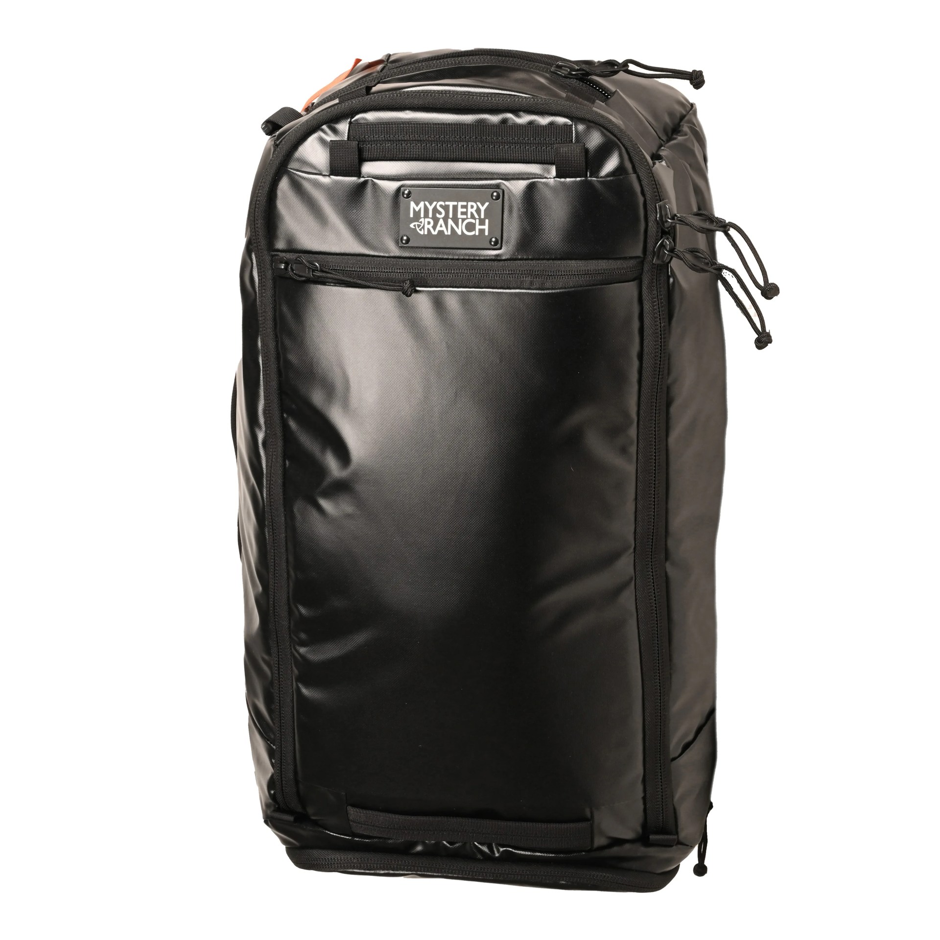 A black backpack