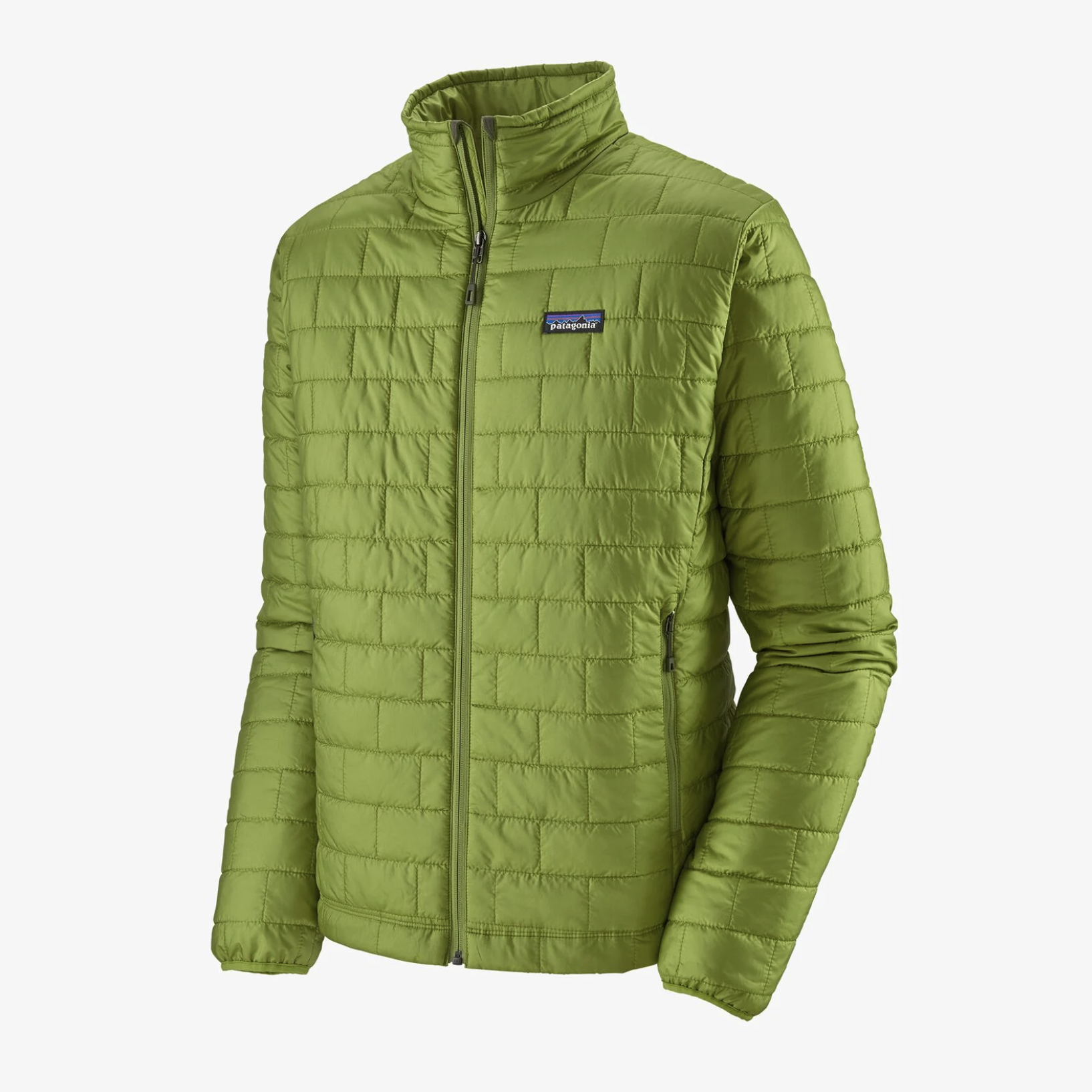 An insulated down jacket