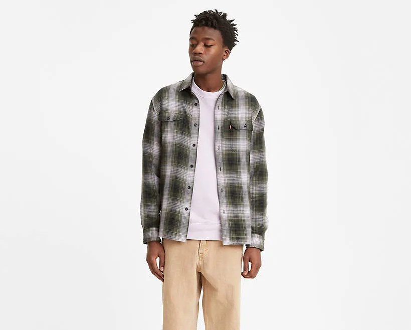 plaid overshirt