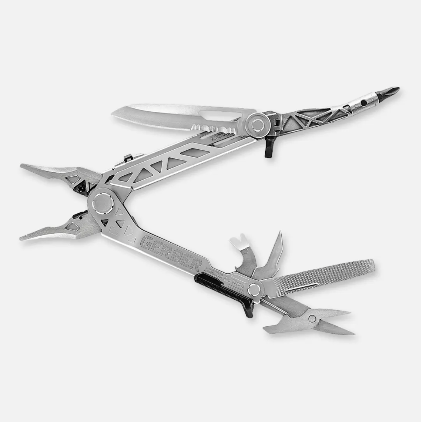 a silver multi-tool