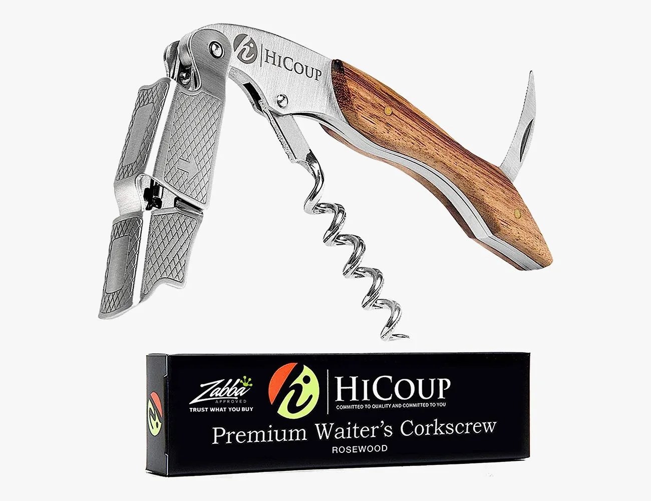 HiCoup Professional Waiter&rsquo;s Corkscrew