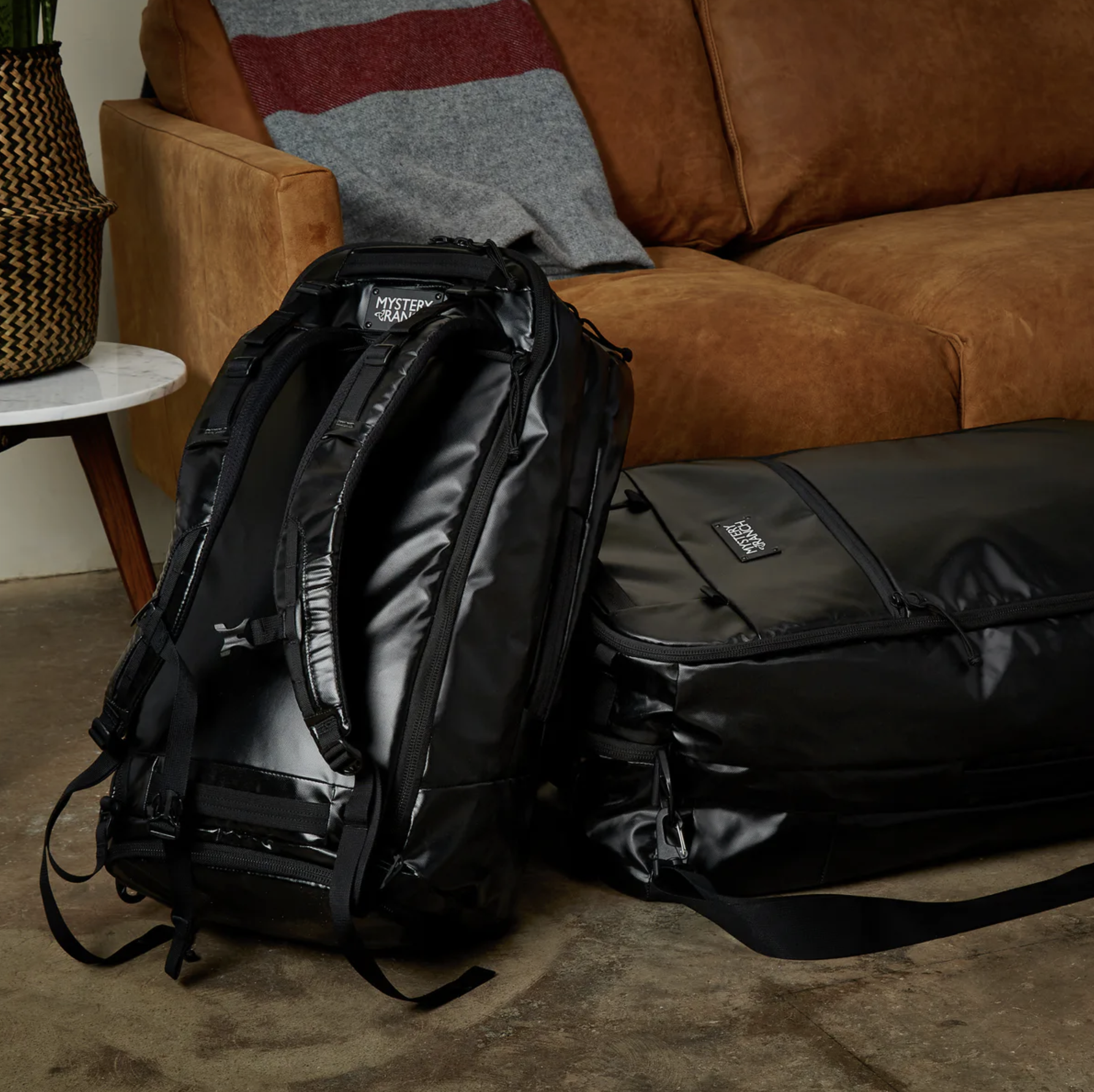 two backpacks