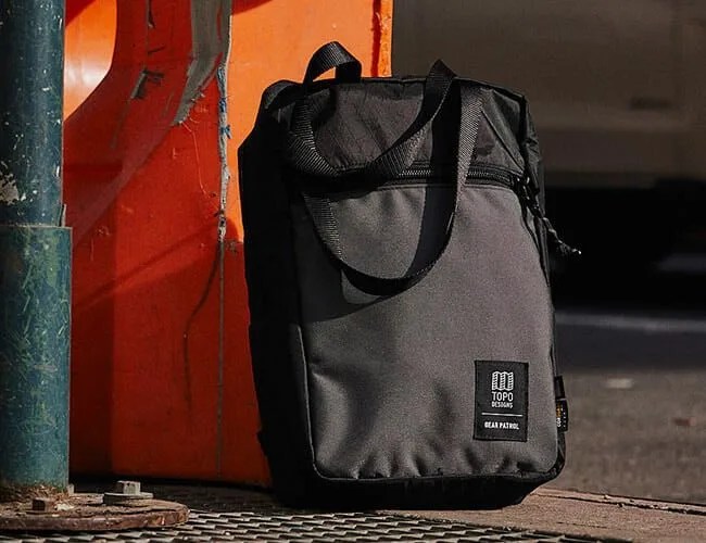 topo designs x gear patrol backpack tote