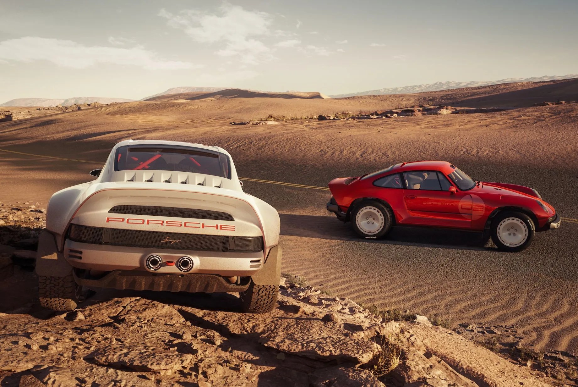 singer vehicle design off road porsche 911 rally car