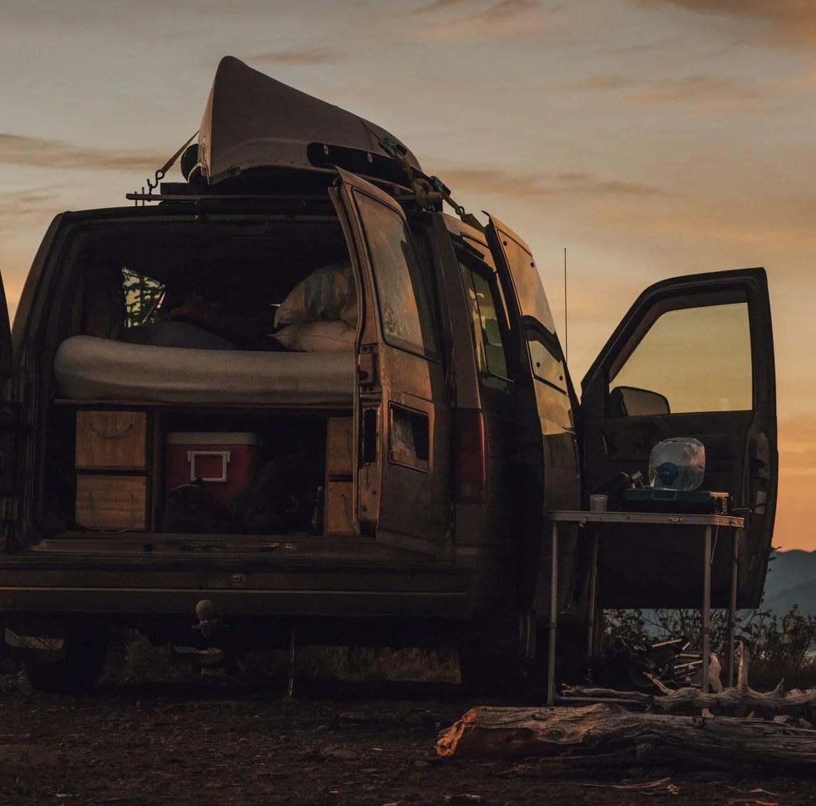 canada, british columbia, packed van