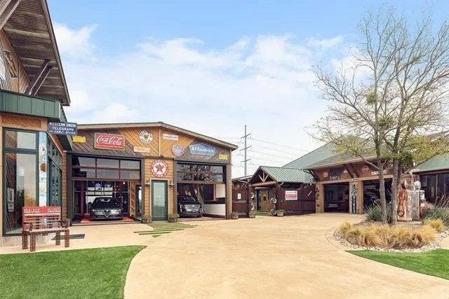 car themed house with lots of garages