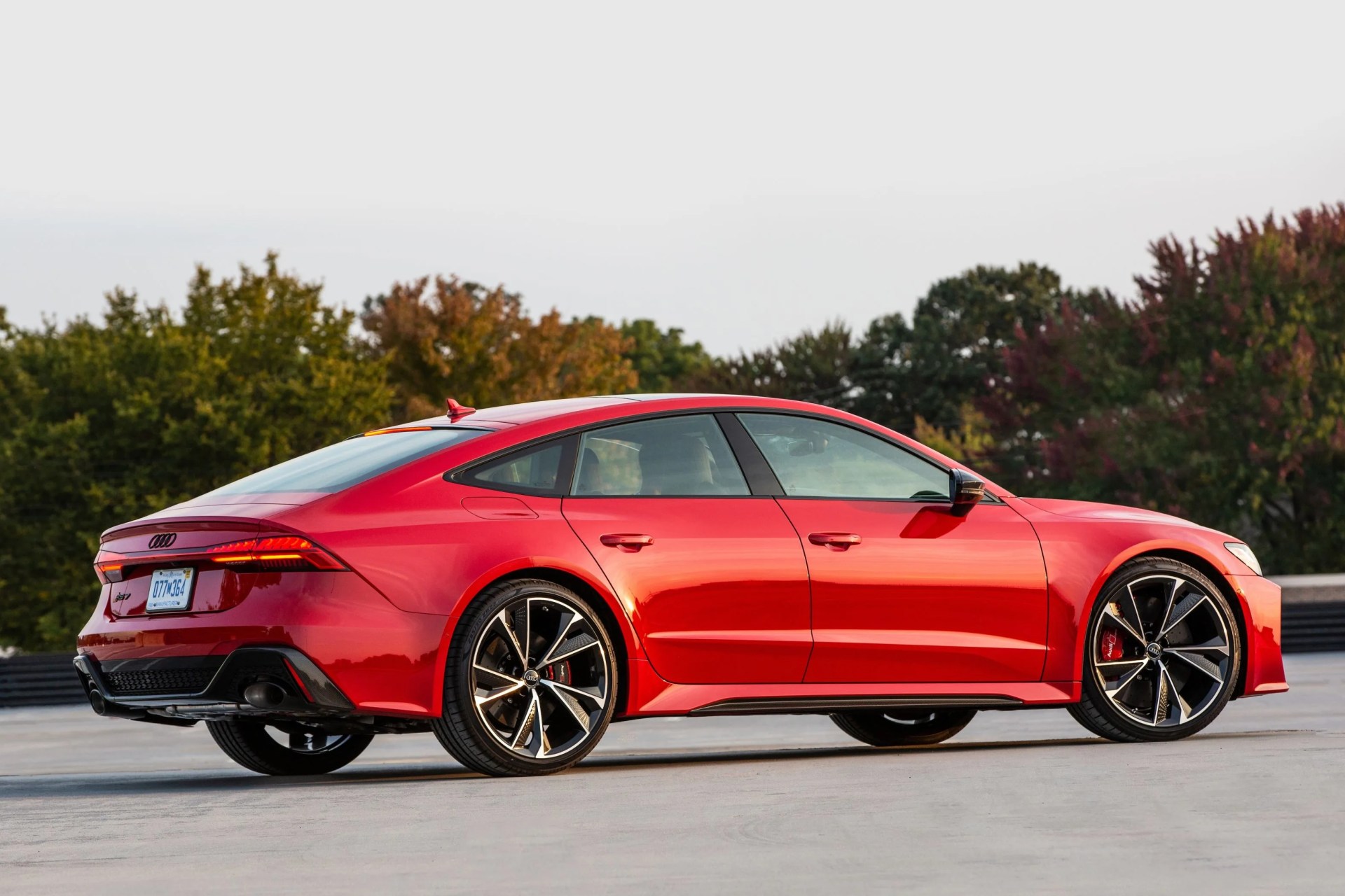 audi rs 7 red 2021 rs7