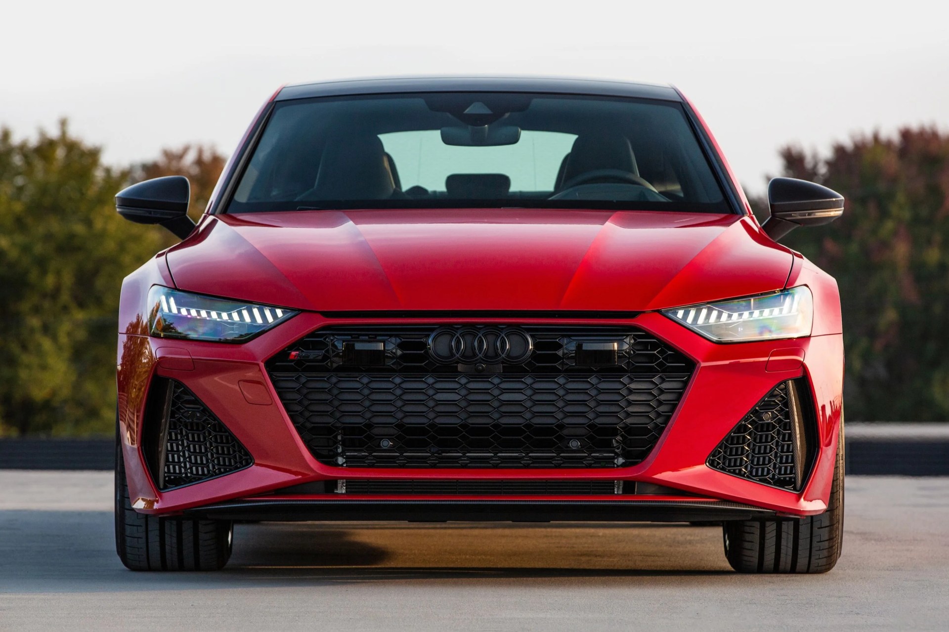 audi rs 7 red 2021 rs7