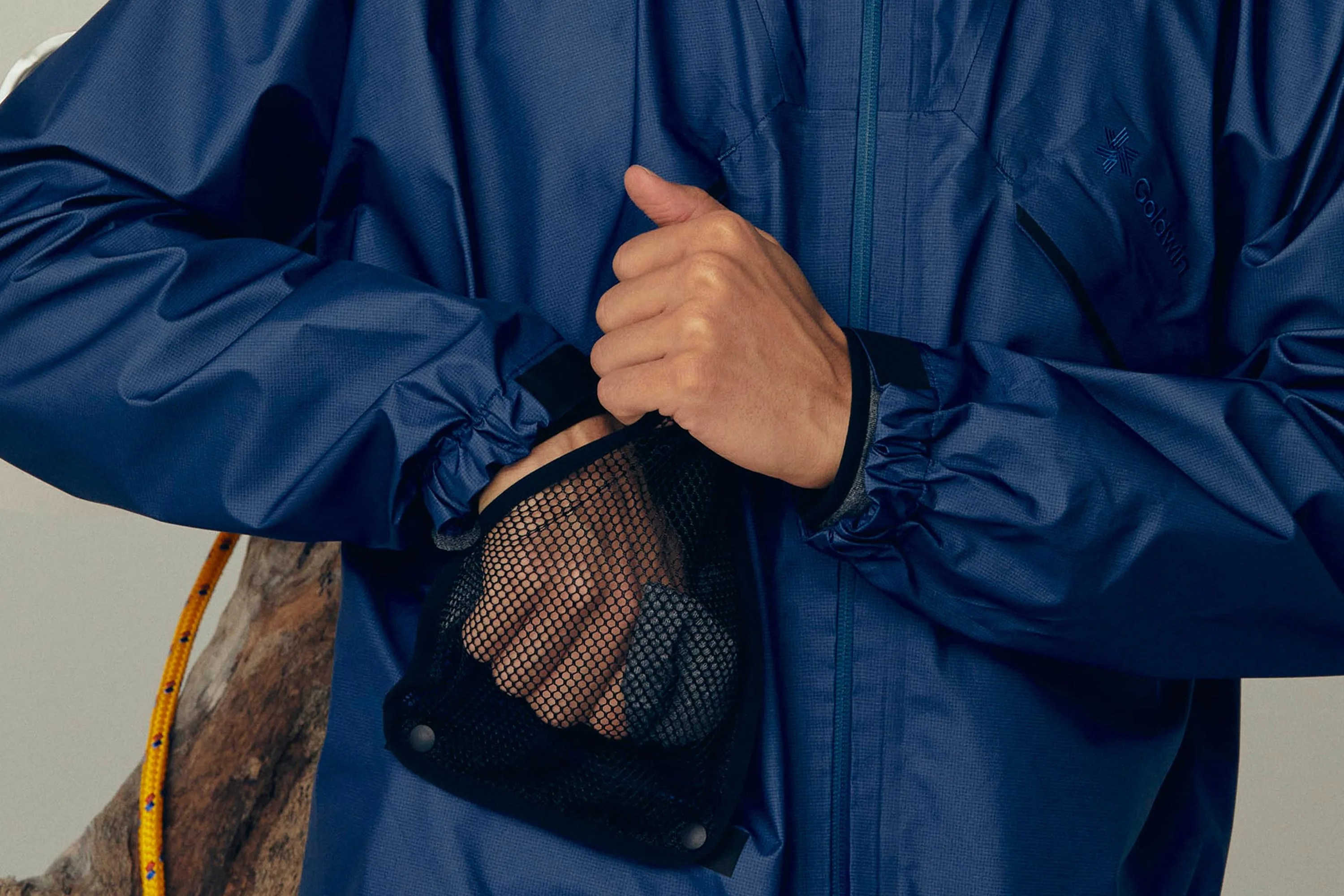 goldwin element jacket in dark blue