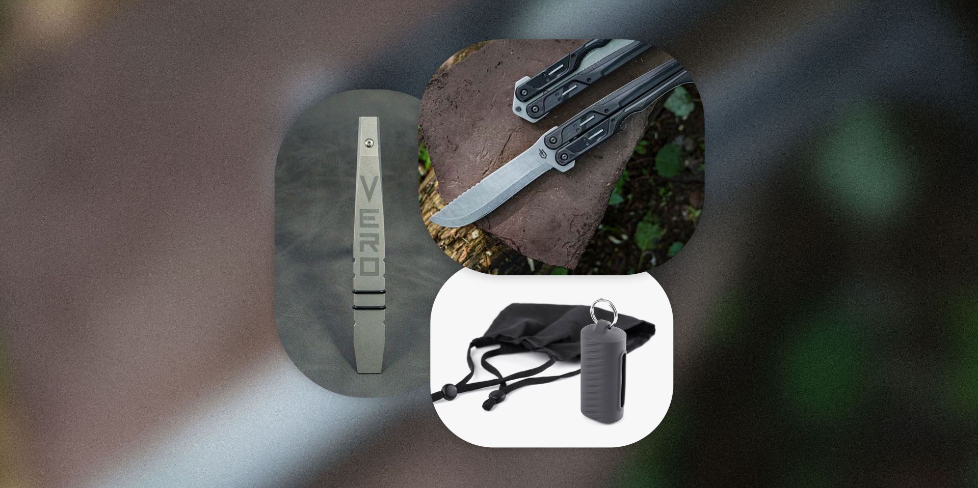 gerber doubledown, vero engineering fulcrum, matador keychain mask