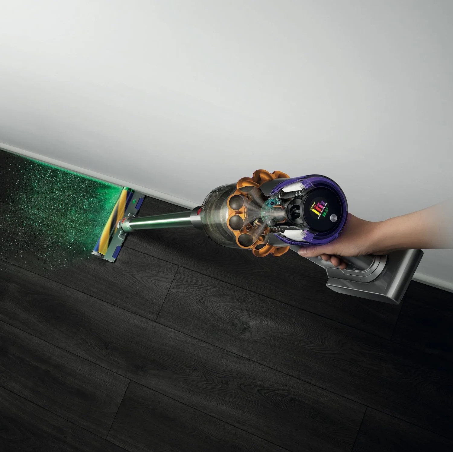 vacuum with laser