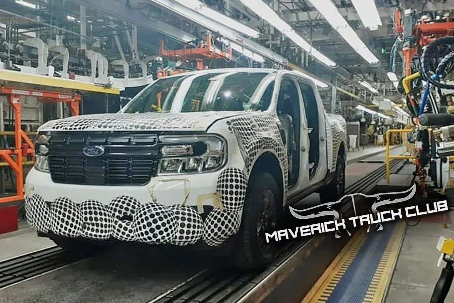 ford maverick leaked production shot
