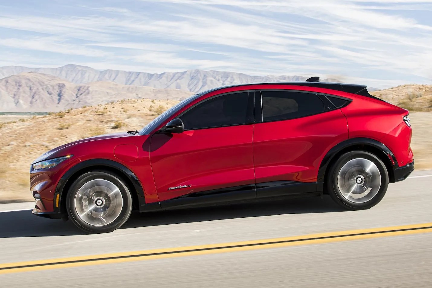 2021 ford mustang mach e red