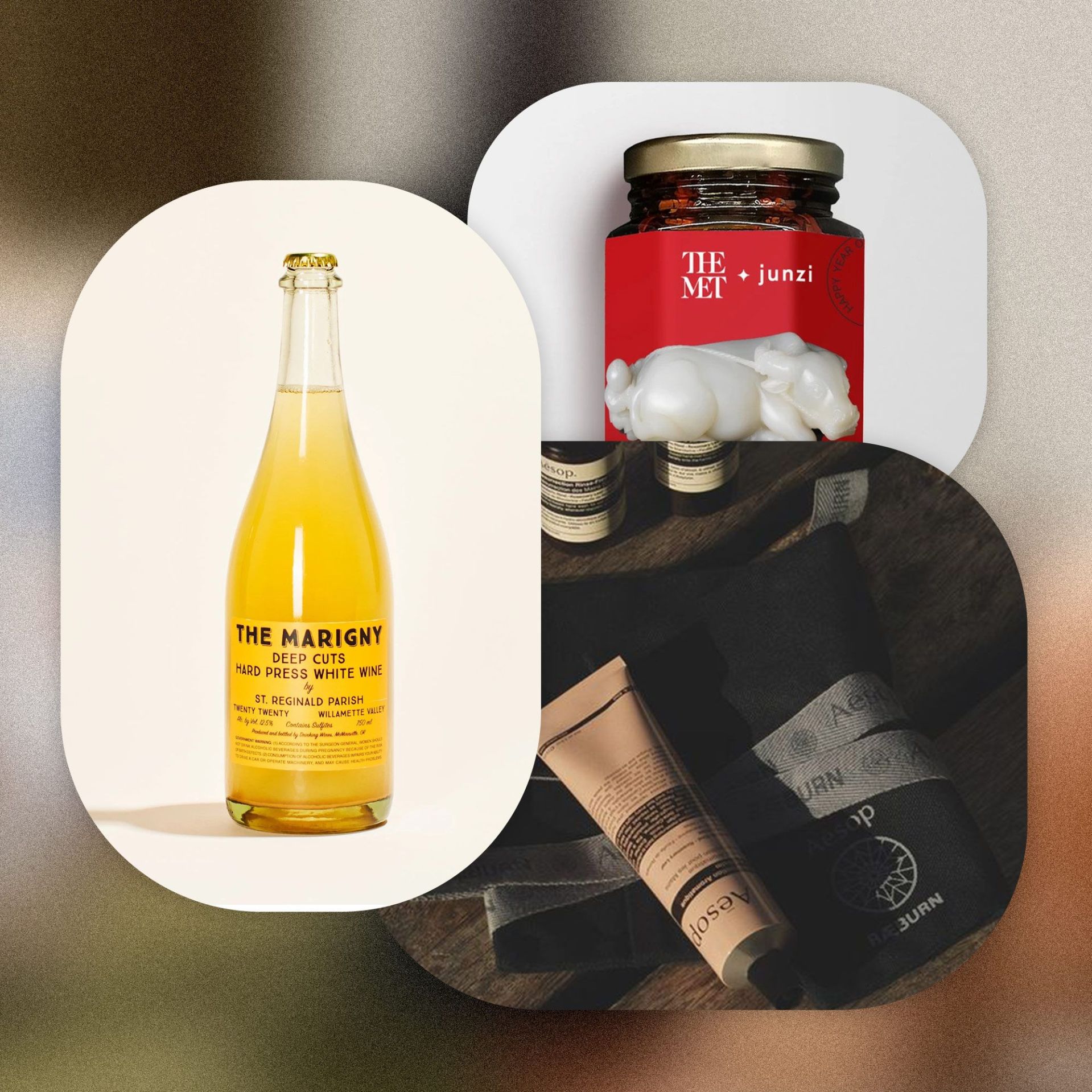 the adventurer roll up, year of the ox chili oil gift set,
the marigny deep cuts