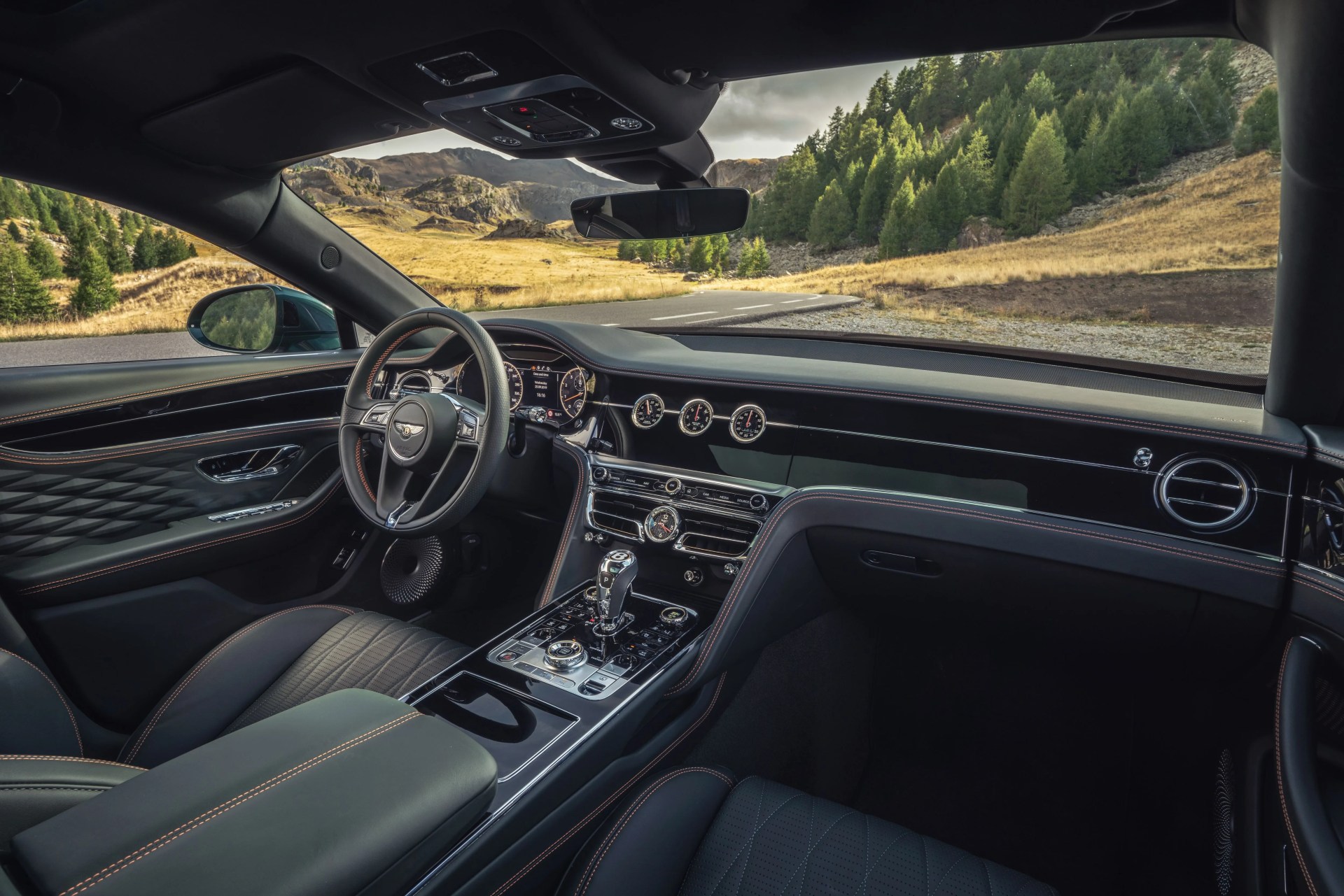 bentley flying spur interior 2021