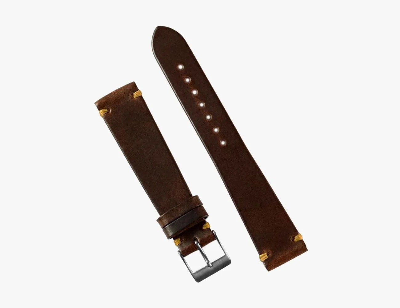 Brown Horween Classic Vintage Watch Band