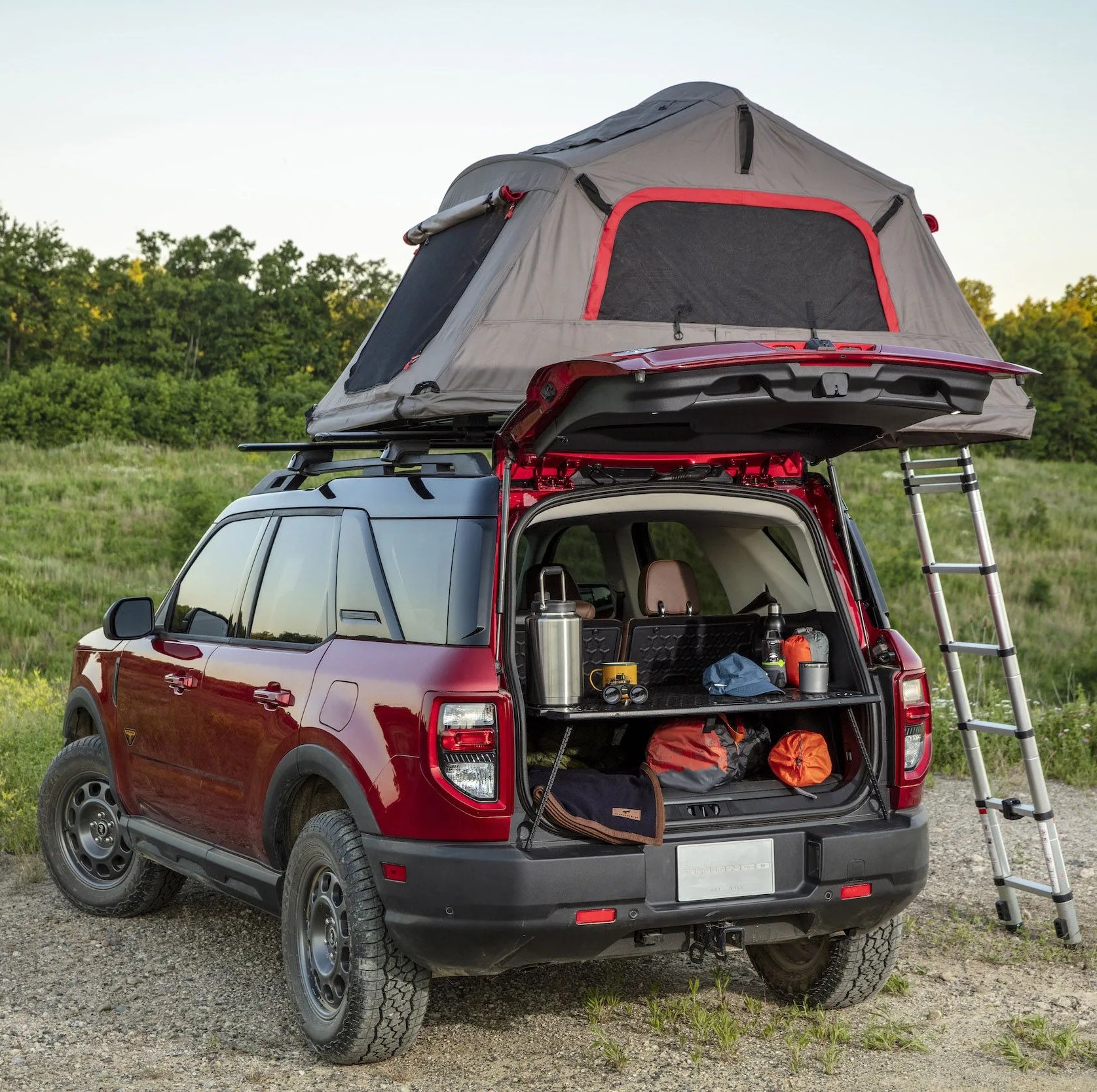 ford bronco sport camping