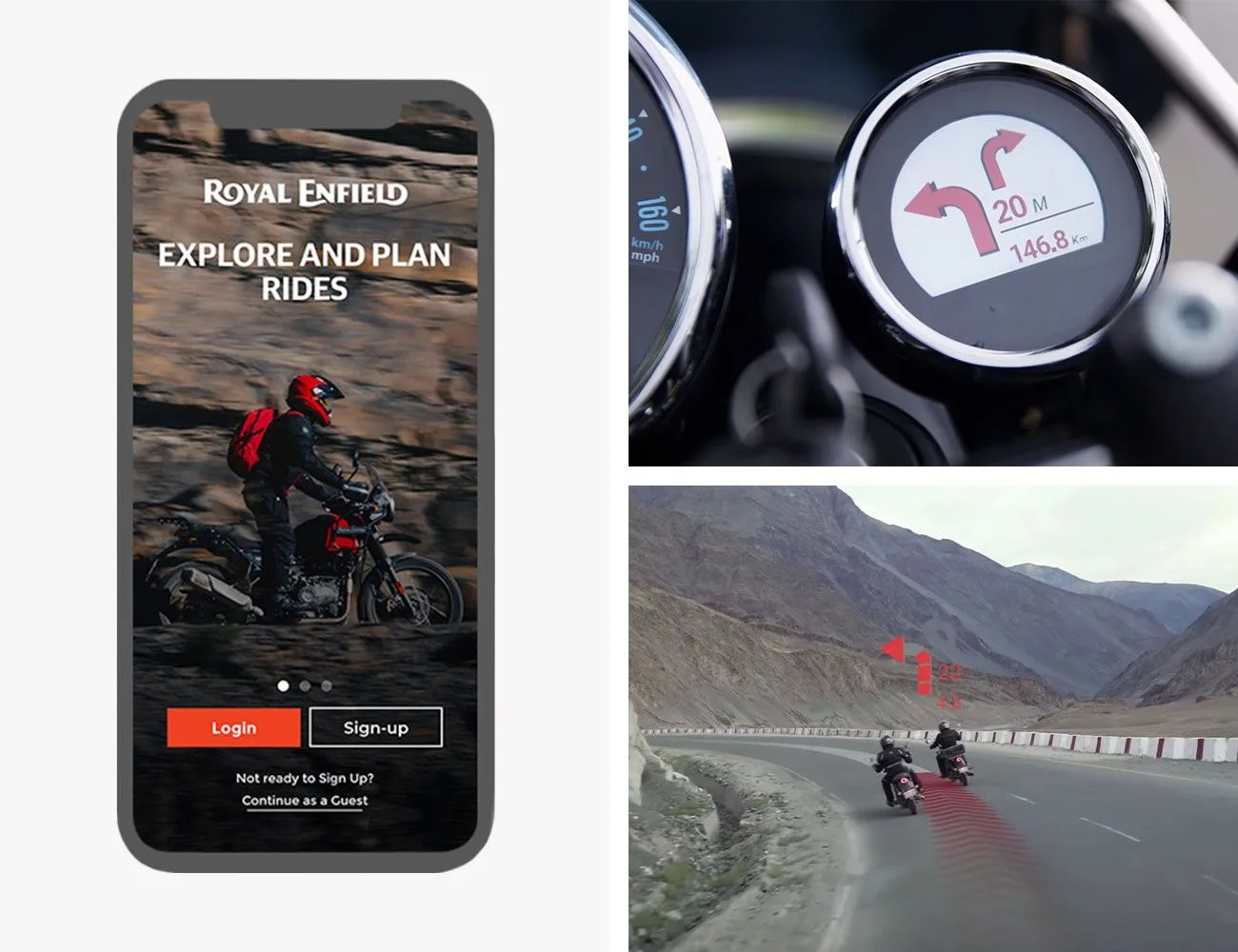 royal enfield meteor 350 and tripper pod