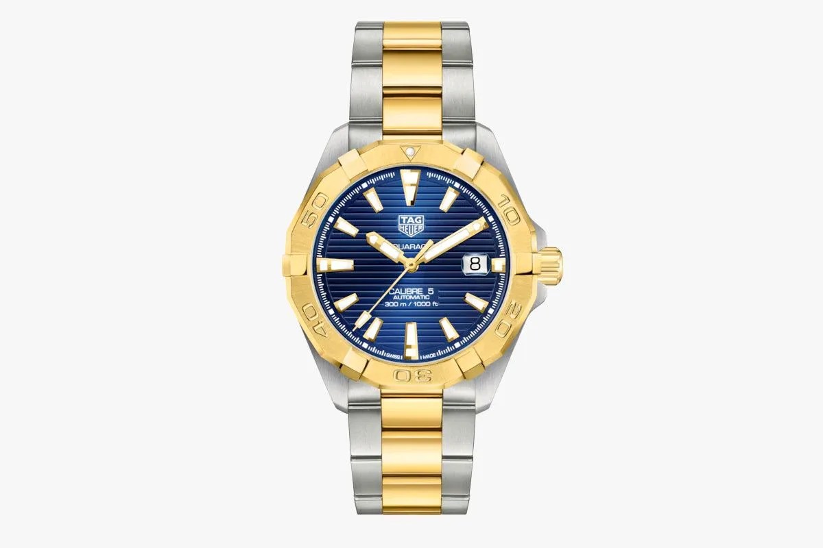 tag heuer two tone watch