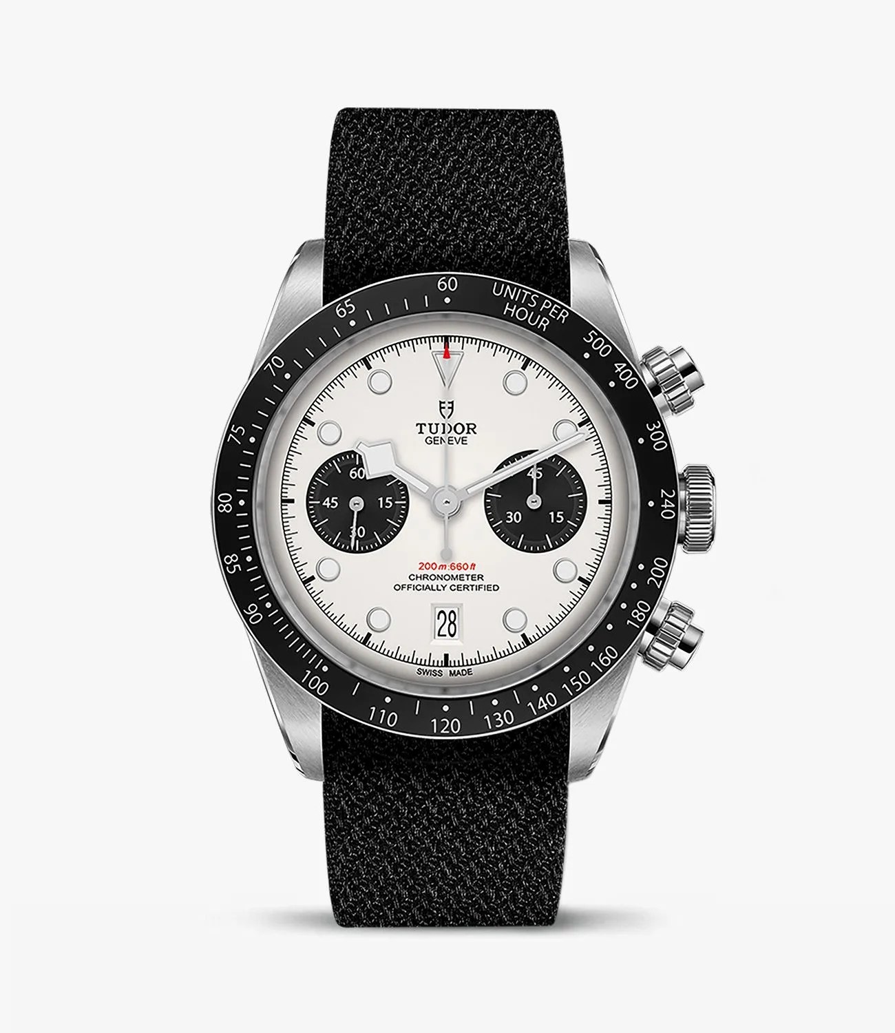 tudor black bay chrono watch