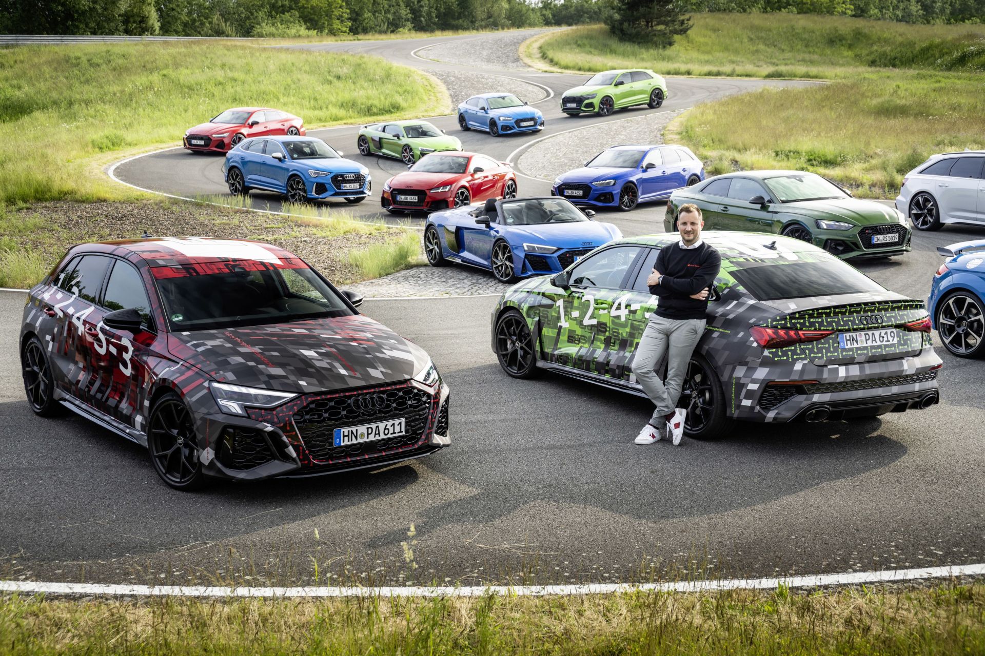 sebastian grams, managing director audi sport gmbh
rolf michl, head of sales and marketing audi sport gmbh