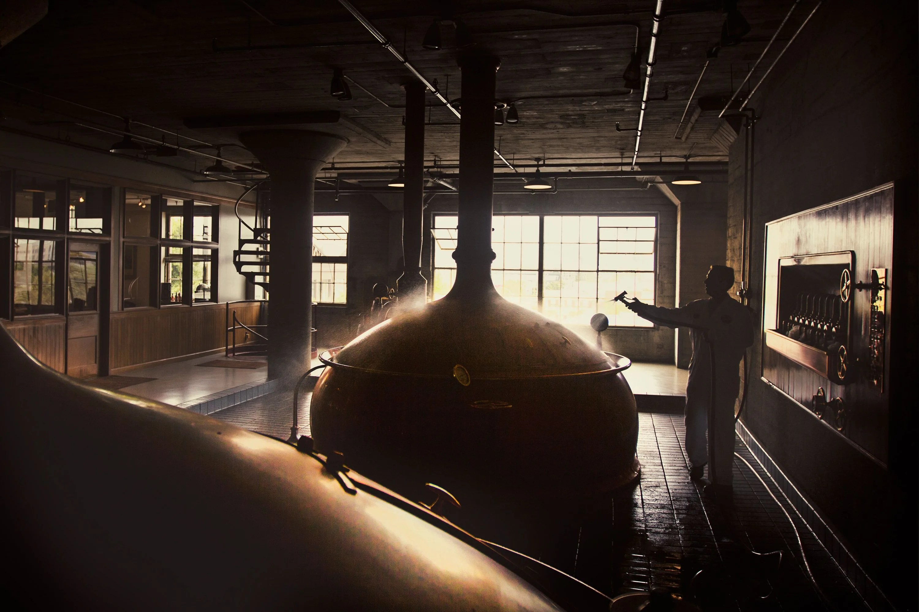 anchor brewing spraying kettles