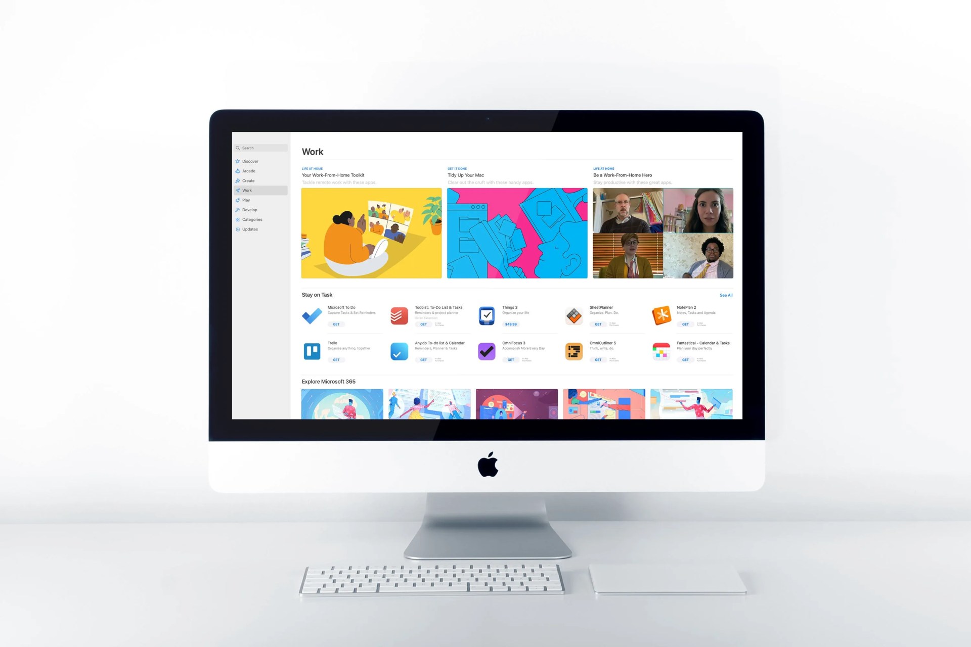 mac displaying app store