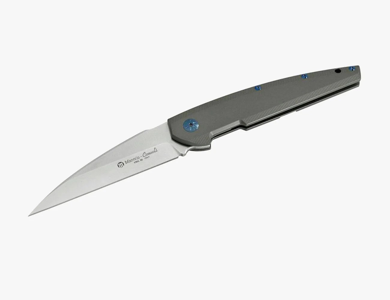 a gray pocket knife