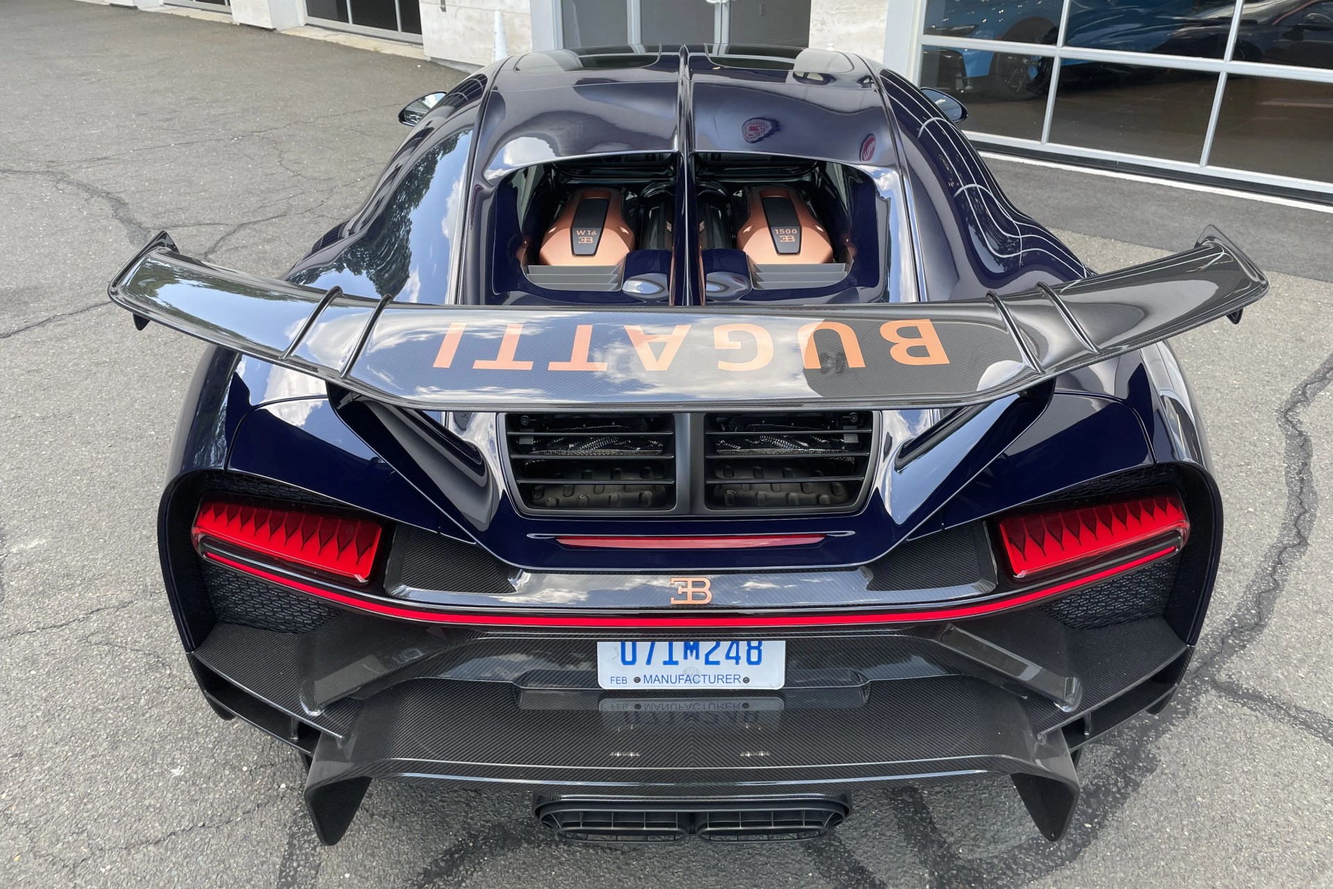 bugatti chiron pur sport blue