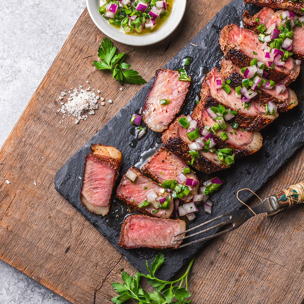 american wagyu black grade new york strip