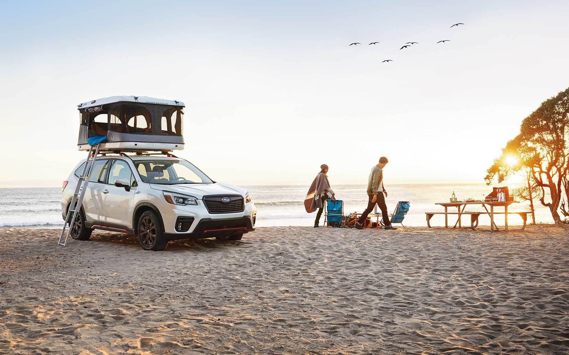 subaru forester roof top tent