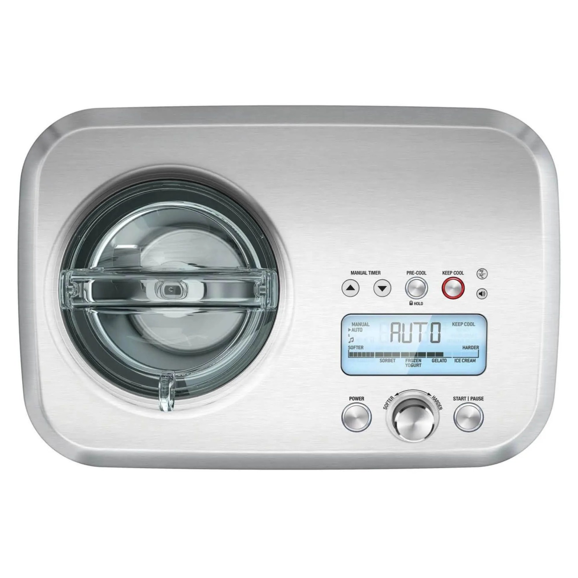 Breville BCI600XL Smart Scoop Ice Cream Maker, Brushed Stainless Steel