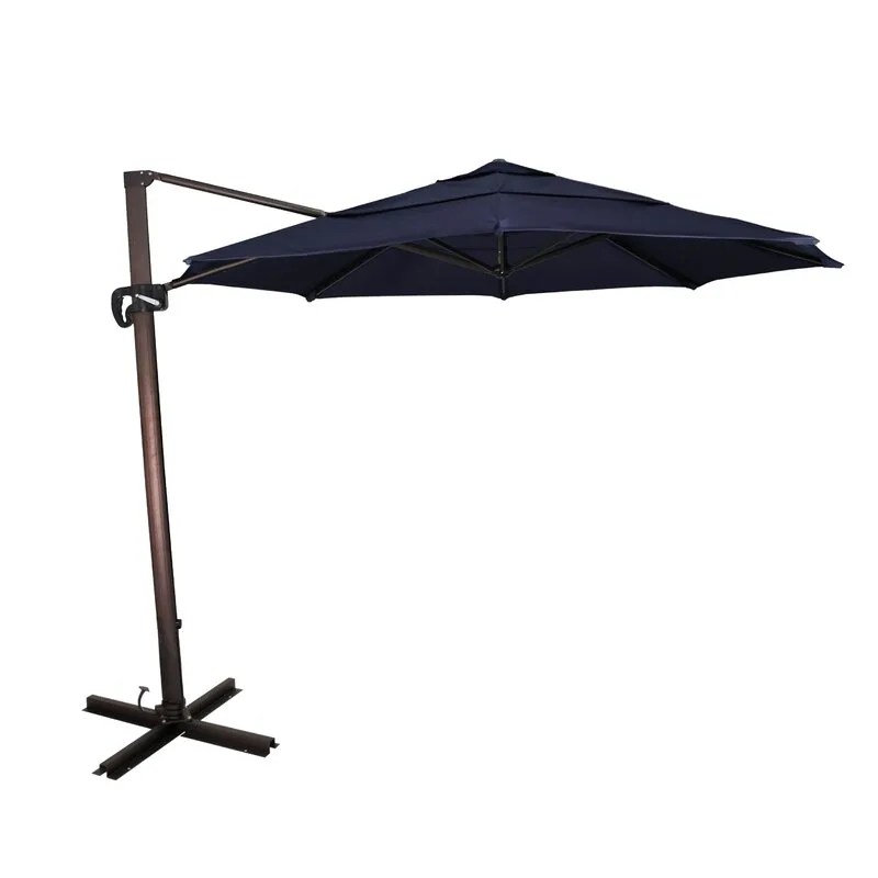 Placencia 132'' Cantilever Sunbrella Umbrella