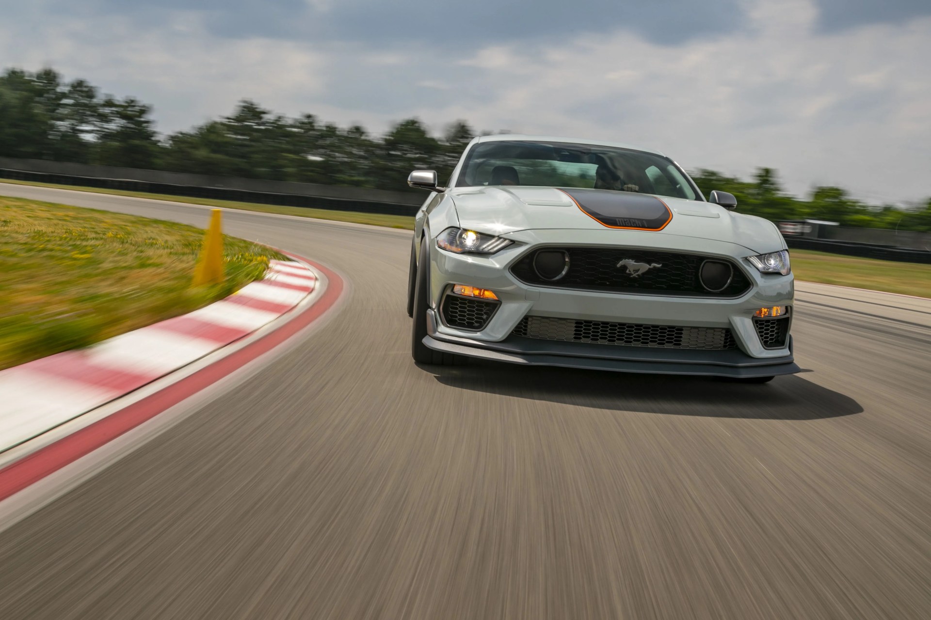 after a 17 year hiatus, the all new mustang mach 1 fastback coupe makes its world premiere   becoming the modern pinnacle of style, handling and 50 liter v 8 pony car performance